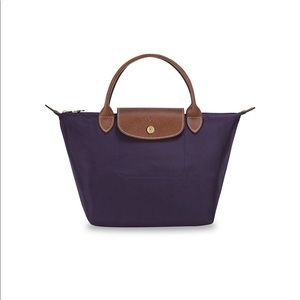 Longchamp Small Le Pliage in Deep Purple